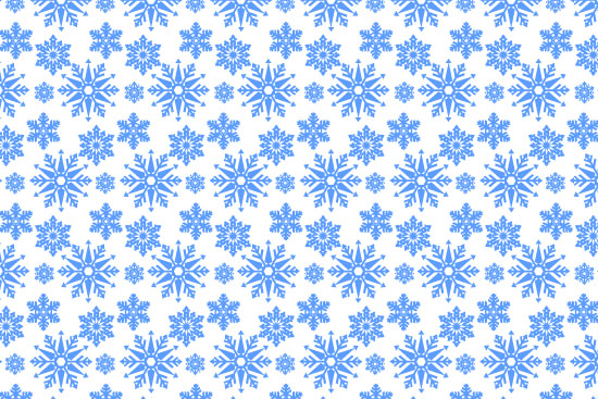 Christmas Snowflake Vector Pattern